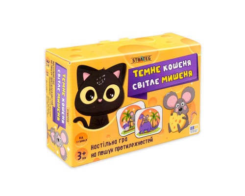 Настольная игра Темный котенок Светлый мышонок 31037 от 1 игрока
