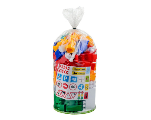 Дитячий конструктор "Лідер" №3 1-052, 100 великих деталей