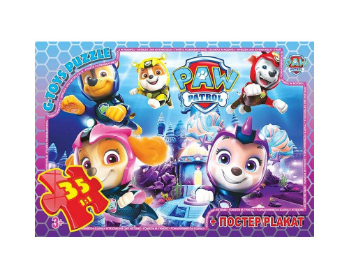 Дитячий пазл "Paw Patrol" PW08906 постер 35 елементів