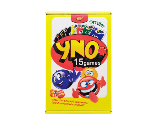 Карткова гра "УНО+" (МКЗ0809) MKZ0809