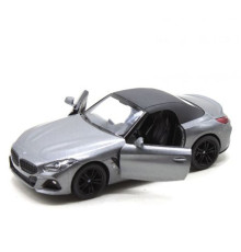 Машинка инерционная "BMW Z4" KT5419W масштаб 1:36  Серебристый