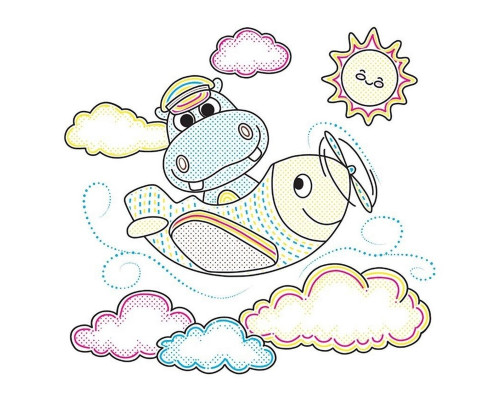 Дитяча книжка-розмальовка "На перегонах" 1806010, 12 сторінок