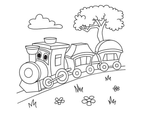 Дитяча книжка-розмальовка "На перегонах" 1806010, 12 сторінок