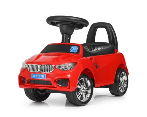 Каталка-толокар Bambi M 3147B-3 Красный музыкальный