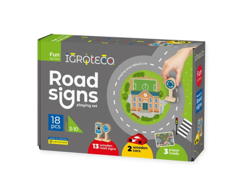 Детская игра учебно-познавательная  "Дорожные знаки" Igroteco 900149