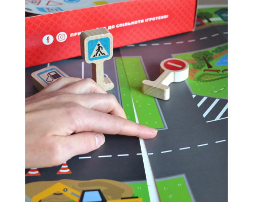 Детская игра учебно-познавательная  "Дорожные знаки" Igroteco 900149