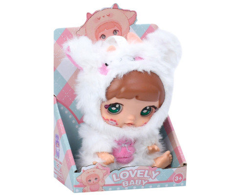 Детская мягкая игрушка-брелок "Lovely Baby" 6053a(White)