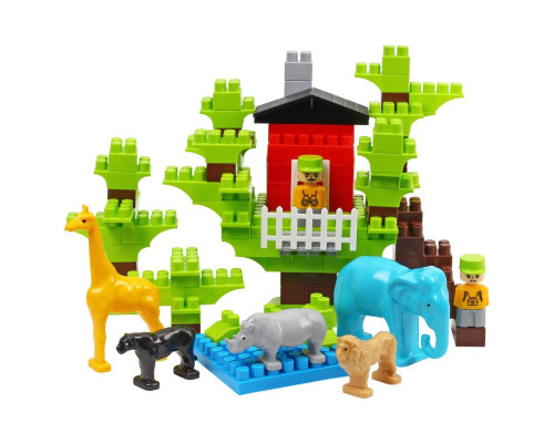 Дитячий набір конструктора "Будинок на дереві" 1089TXK 130 деталей