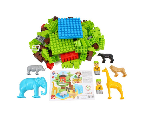 Дитячий набір конструктора "Будинок на дереві" 1089TXK 130 деталей