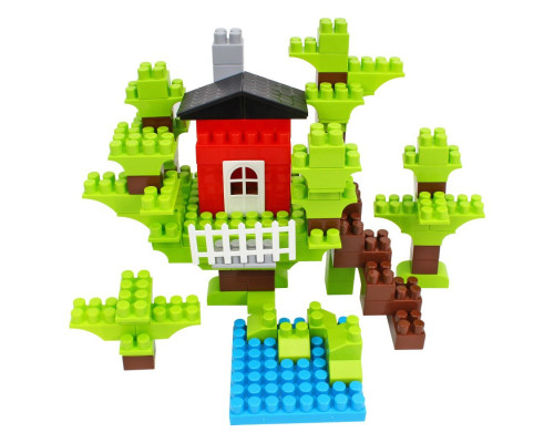 Дитячий набір конструктора "Будинок на дереві" 1089TXK 130 деталей