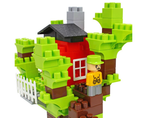 Дитячий набір конструктора "Будинок на дереві" 1089TXK 130 деталей