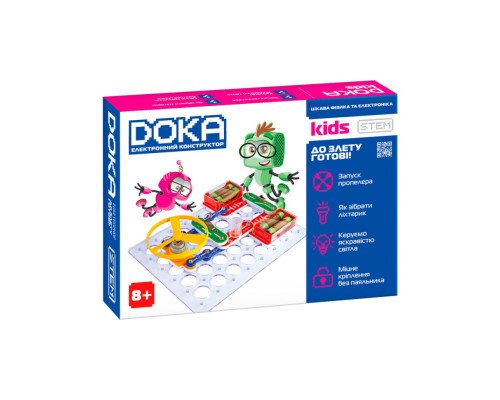 Електронний конструктор "До зльоту готові" DOKA D70702 світло