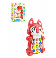 Дитячий розвиваючий телефон 7614 (укр.) з проектором  7614-4 (Котик)