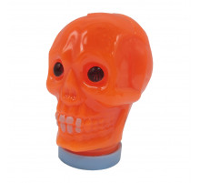 Дитячий антистрес-слайм Череп Skull 80174, 100 мл Помаранчевий