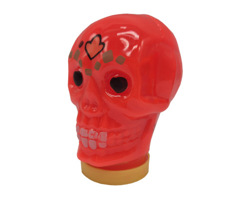 Дитячий антистрес-слайм Череп Skull 80174, 100 мл Червоний