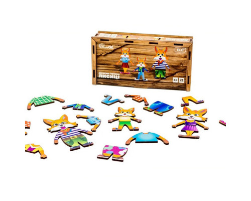 Деревянная настольная игра Лисички Puz-42121