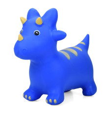 Дитяча іграшка-стрибун "Динозавр" MS 4846(Blue) гума, до 20 кг