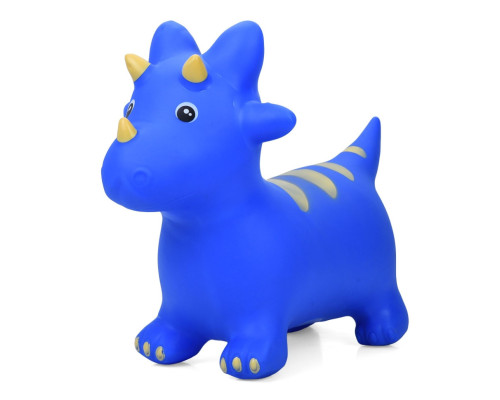 Дитяча іграшка-стрибун "Динозавр" MS 4846(Blue) гума, до 20 кг
