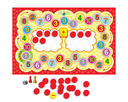 Детская настольная игра-квест  "Цифры" 84405, 10 игр в 1