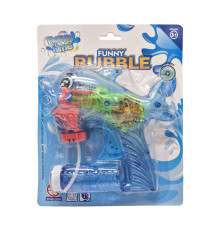 Пістолет з мильними бульбашками Дельфінчик 2568(Blue) механічний, на блістері