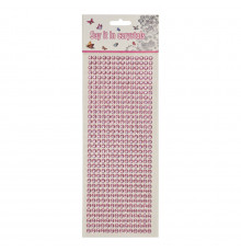 Наклейки декоративні XY-004(Pink) на планшеті 504 шт
