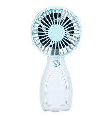 Портативный ручной вентилятор MK 5663-1(Blue) 13 см, аккумулятор, USB зарядное