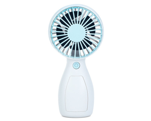 Портативный ручной вентилятор MK 5663-1(Blue) 13 см, аккумулятор, USB зарядное