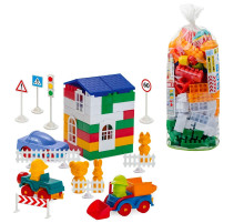 Дитячий конструктор "Лідер" №4 1-053, 150 великих деталей