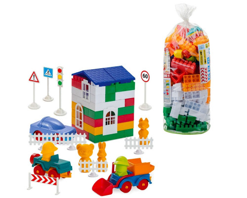 Дитячий конструктор "Лідер" №4 1-053, 150 великих деталей