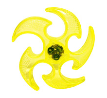 Летающий бумеранг SB2306(Yellow) резина, со светом, 15 см, в пакете