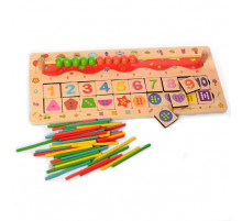 Розвиваючий набір першокласника MD 2183 дерев'яний  Рахункові палички Розвиваючий набір першокласника MD 2183 дерев'яний  Рахункові палички