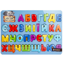 Дерев'яний пазл-вкладиш "Абетка-синя" 3240-01-003, 29х39 см