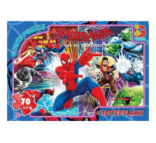 Пазли дитячі "Людина-павук" SM904, 70 елементів