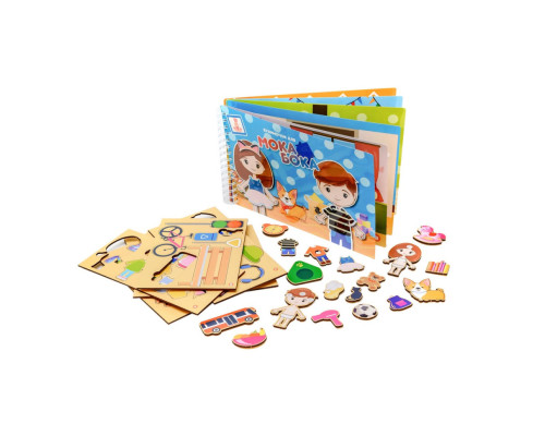 Развивающая игрушка "Мока Бока Домик" Puz-88892, 103 детали