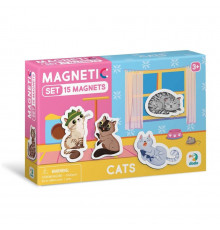 Набір магнітів "Котики" 200258, 15 елементів в комплекті