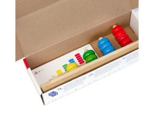 Детская развивающая игра "Пирамидка-считалочка" Igroteco 900439