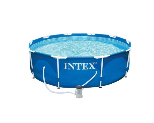 Басейн каркасний "Metal Frame Pool" Intex 28202, 305Х76 см, з фільтр-насосом, 4485 л.