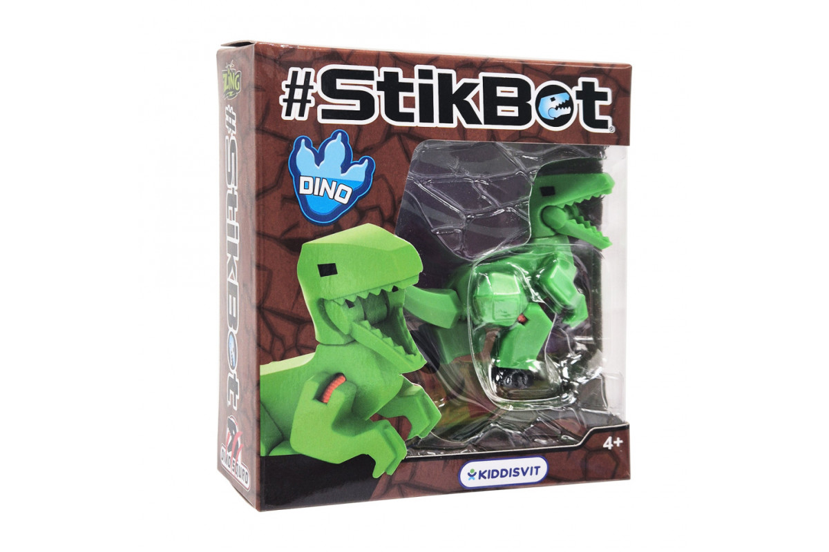 Фигурка для анимационного творчества Велоцираптор Stikbot TST622DN_UAKD-4(Green) Фигурка для анимационного творчества Велоцираптор Stikbot TST622DN_UAKD-4(Green)