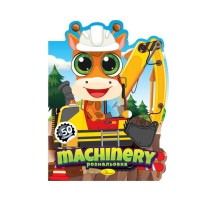 Детская книжечка раскраска "Machinery" РМ-83-01, 12 страниц