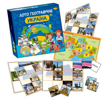 Гра "Лото географічне. Навколо світу. УКРАЇНА" Майстер MKB0150 Укр