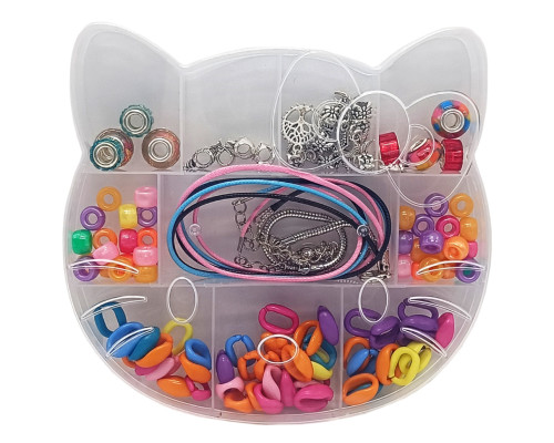 Набір бісеру для виготовлення креативних аксесуарів 215 намистини, бісер, підвіски