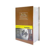 Сейф-книга с ключом для хранения KBS-801(Brown) маленькая, 18х11,5х5,5 см