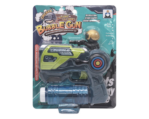 Пістолет з мильними бульбашками Bubble Gun 134-64A зі світлом та звуком