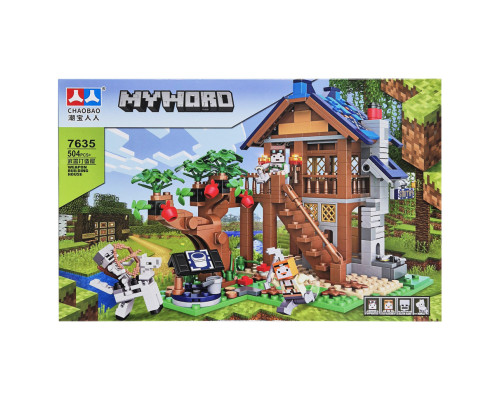 Конструктор дитячий Майнкрафт 7635 пластик, 504 деталі