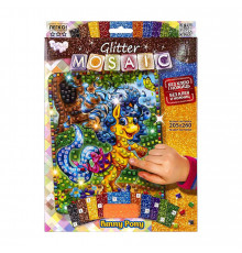 Креативна творчість "Glitter Mosaic Funny Pony" БМ-03-07 блискуча мозаїка