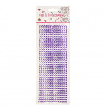 Наклейки декоративні XY-004(Violet) на планшеті 504 шт