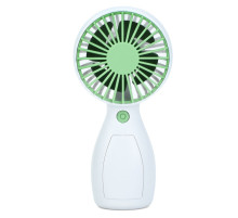 Портативний ручний вентилятор MK 5663-1(Green) 13 см, акумулятор, USB зарядне