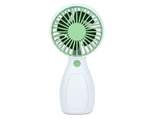 Портативный ручной вентилятор MK 5663-1(Green) 13 см, аккумулятор, USB зарядное