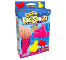 Кінетичний пісок KidSand KS-05-01U, 200 г в наборі  Сині замки
