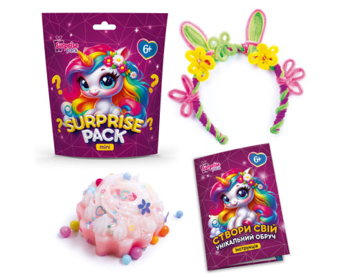 Набір для творчості із сюрпризом "Surprise Pack Mini 6" VT8040-06 квітковий обруч